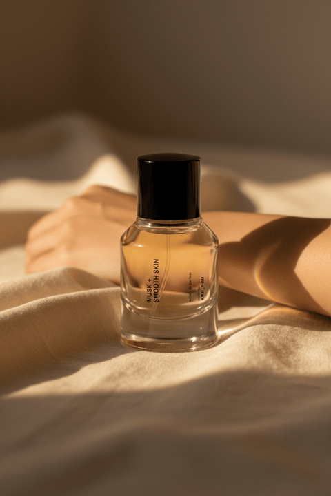 Musk + Smooth Skin Extrait de Parfum - amber cedar wood cetalox - Parfums Eau Eau