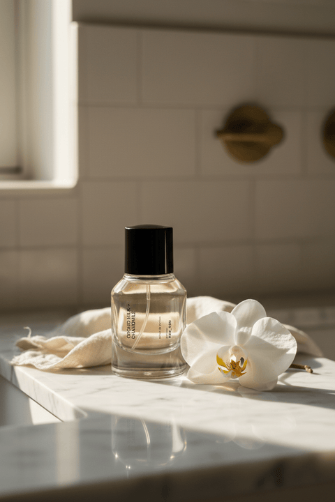 Orchid Milk + Chamomile Extrait de Parfum - ambroxan bitter orange cashmere - Parfums Eau Eau